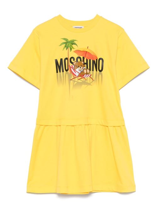 Abito bambina maniche corte MOSCHINO KID-TEEN | HDV0G7LAA4250577